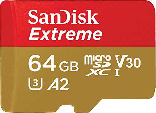 Sandisk 64 Gb Extreme Scheda Microsdxc Per Gaming Mobile, Fino A 170 Mb/S, Prestazioni App A2, Uhs-I, Classe 10, U3, V30