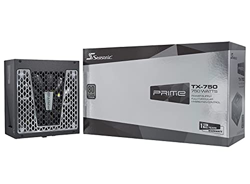 Seasonic Alimentatore Pc Completamente Modulare Prime Tx-750 Stagionale 80Plus Titanio 650 Watt