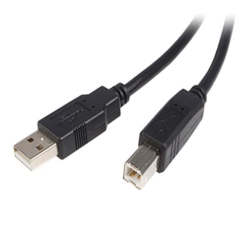 Startech.Com Usb2Hab3M Cavo Usb 2.0 Per Stampante, A/B, M/M, 3 M, Nero