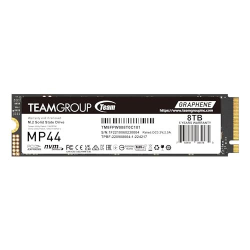 Ssd Team Mp44 M.2 8Tb Pcie G4X4 2280