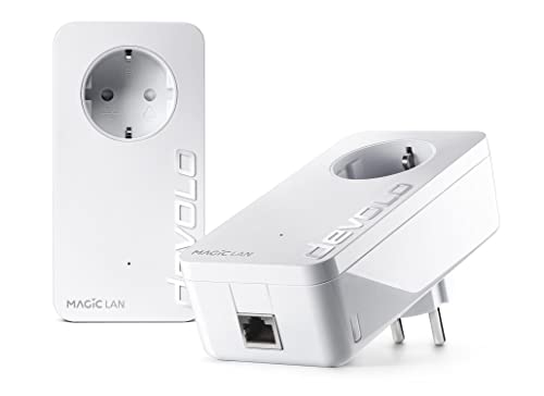 Devolo 8411 Magic 1 Lan: Potenza Sfaehiges Power Line Starter Kit Con Fino A 1200 Mbit/S Per La Rete Domestica, (Versione Tedesca)