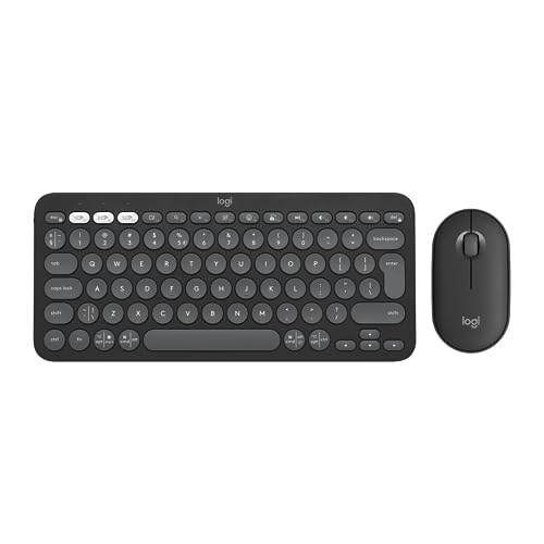 Logitech Pebble 2 Combo - Layout Internazionale Qwerty, Grafite