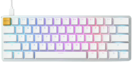 Glorious Gaming Gmmk Compact (60%) - Tastiera Da Gaming Meccanica, Gateron Brown Switches (Tattili), Tasti A Doppia Iniezione, Rgb, Personalizzabile,