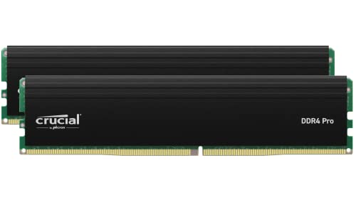 Crucial Pro Ram Ddr4 32Gb Kit (2X16Gb) 3200Mhz, Intel Xmp 2.0, Memoria Pc Ram - Cp2K16G4Dfra32A