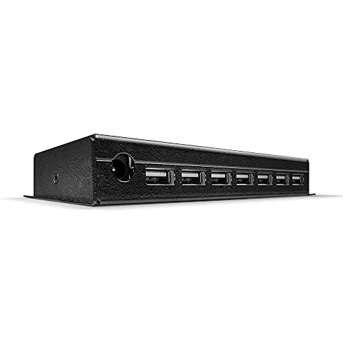 Lindy 42794 Metal Hub 7 Porte Usb 2.0, Nero