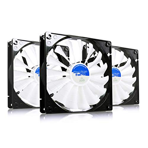 Aabcooling Silent Force Fan 14 - Una Silenziosa E Molto Efficiente 140Mm Pc Fan, Ventola 12V, Ventilatore 12V, Ventola Aspirazione, 14Cm, 3 Pin Coolin