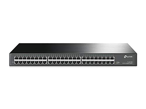 Tp-Link Tl-Sg1048 Port 19 Rack Gigabit Switch, Black