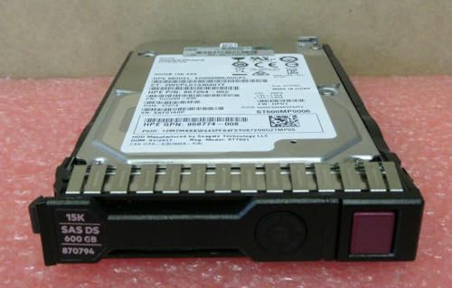 Hewlett Packard Enterprise 870794-001 Disco Rigido Interno 2.5" 600 Gb Sas