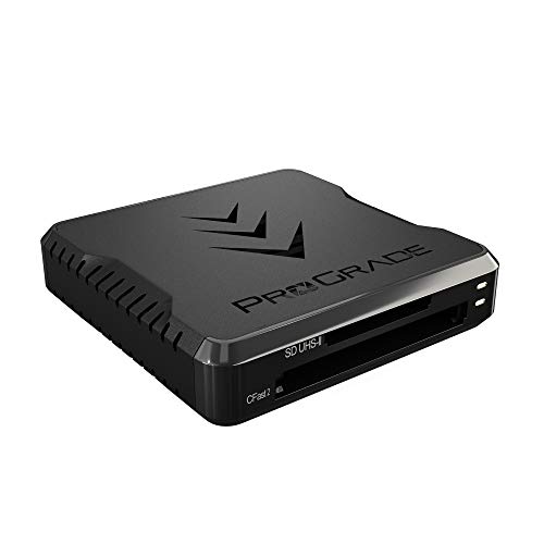 Lettore Di Schede Di Memoria Cfast E Sd Uhs-Ii A Doppio Slot Di Prograde Digital | Usb 3.2 Gen 2 Per Cineasti Professionisti, Fotografi E Creatori Di