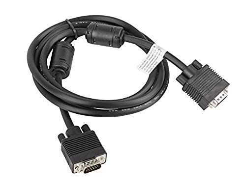 Lanberg Wire Vga Maschio/Maschio Ferrite 1,8 M Nero