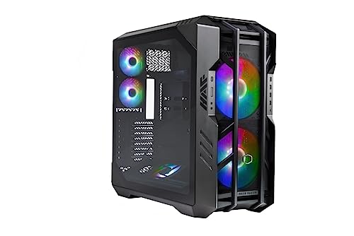 Cooler Master Haf 700 Pc Case Full-Tower, Compatibile E-Atx, 5 Ventole,Staffa Radiatore Girevole,Raffreddamento Alto Flusso,Pannello Laterale Tg,Desig