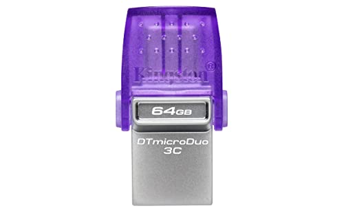 Kingston Datatraveler Microduo 3C Drive Flash Usb 64Gb Usb Gen 3 Type-C E Type-A - Dtduo3Cg3/64Gb
