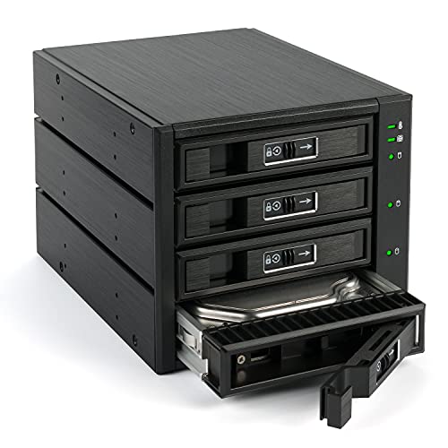 Fantec 2192 Bp-T3141 Sas I, Ii + Sata I, Ii, Iii Per Hdd/Ssd Da 4 X 3,5"/2,5" In Un Alloggiamento Da 3 X 5,25". Dotato Di Una Ventola Da 80 Mm Sul Ret