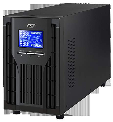 Fsp Champ Tower 2K, Doppio Convertitore Gruppo Di Continuità (Ups) Online, 2000 Va / 1800W, Da 200 A 300Vac, Con Usb, Rs-232 E Slot Intelligente Per U