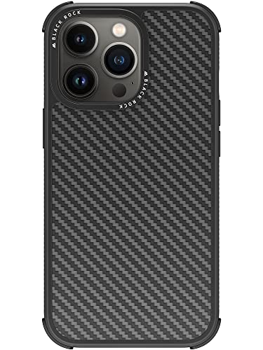 Blackrock 217033, Custodia Resistente In Carbonio Per Apple Iphone 13 Pro I, In Fibra Di Carbonio (Carbonio Nero)