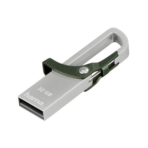 Hama Hama Pendrive Usb 2.0 Hook-Style 32Gb, Verde