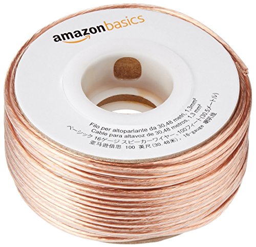 Amazon Basics 16-Gauge Speaker Wire - 100 Feet