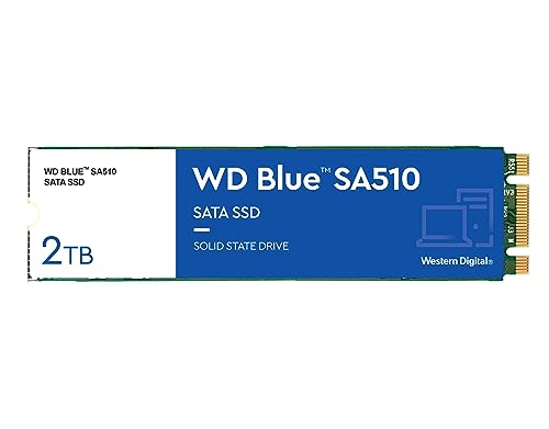 Wd Blue Sa510 2 Tb M.2 Sata Ssd, Con Velocità Di Lettura Fino A 560 Mb/S