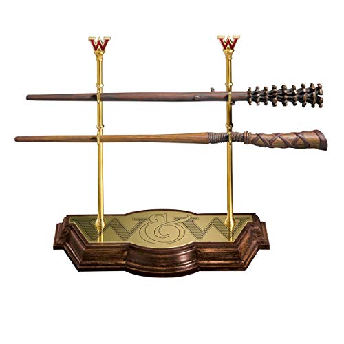 The Noble Collection Harry Potter Weasley Wand Collection Con Espositore – 43 Cm (43 Cm) Bacchette In Resina Fred & George Weasley – Set Di Accessori