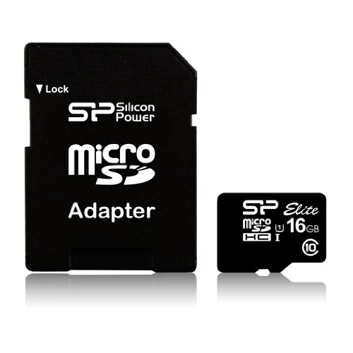 Micro Sdcard 16Gb Silicon Power Uhs-1 Elite/Class10 W/Adapt