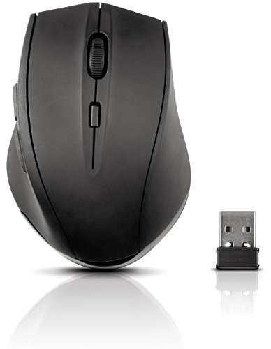Speedlink Calado Silent Mouse - Mouse Wireless E Silenzioso Per Ufficio/Home Office E Giochi, Pulsanti Silenziosi, Colore Nero