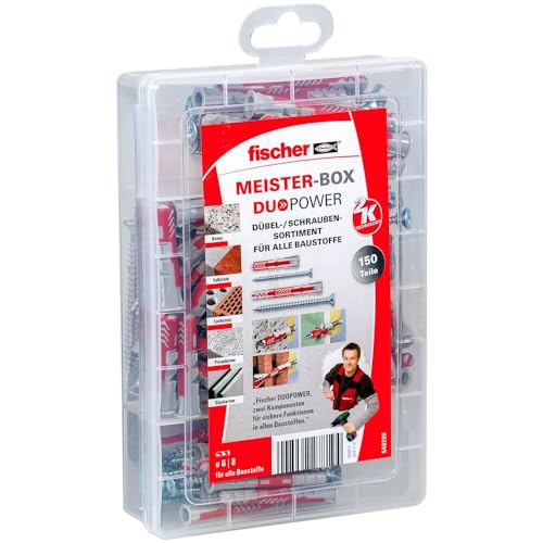 Fischer Caja Maestra Duopower Corta/Larga + Tornillo, Pasador 540299