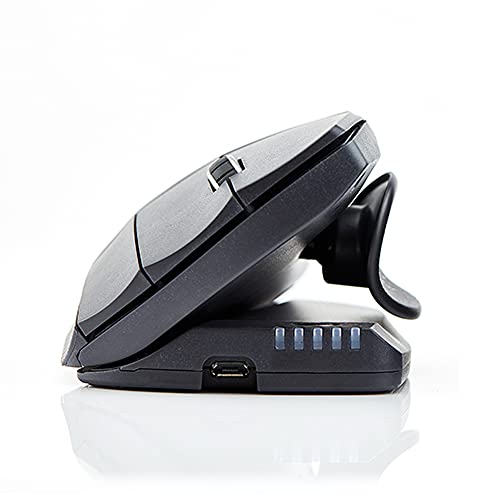 Contour Unimouse – Premiato Mouse Ergonomico Con Supporto Per Il Pollice | Mouse Senza Fili | Mouse Verticale Per Mancini | Angolo Da 35 A 70 Gradi |