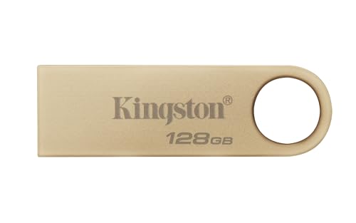 Kingston Datatraveler Se9 Gen 3-128Gb - 220Mb/S Lettura - Metallo - Usb 3.2 Gen 1 -Dorato