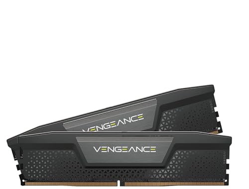 Corsair Vengeance Ddr5 Ram 16Gb (2X8Gb) 5200Mhz Cl40 Intel Xmp Compatibile Icue Memoria Per Computer - Nero (Cmk16Gx5M2B5200C40)