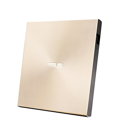 Asus Masterizzatore Esterno Zendrive U9M (Sdrw-08U9M-U/Gold), Lettore Ultra Slim 8X, Cd/Dvd, Supporto M-Disc, Usb Type-C, Compatibile Con Windows E Ma