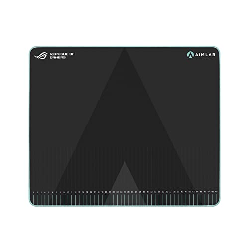 Asus Rog Hone Ace Aim Lab Edition Mouse Pad Tappetino Gaming Xl, Superficie In Tessuto Ibrido Idrorepellente, Olio, Antipolvere, Base In Gomma Antisci