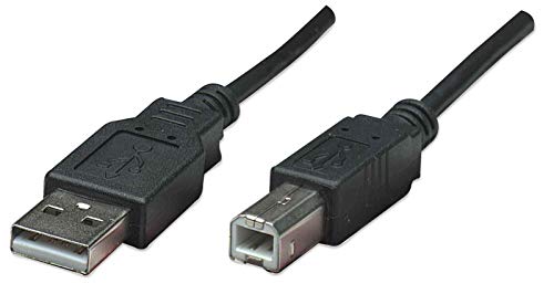 Manhattan 0.5M Usb 2.0 A M/B M Cable Usb 0,5 M Usb A Usb B Negro
