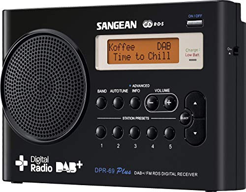 Sangean A500256 Radio Dpr-69 Dab+ Nero