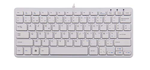 R-Go Compact Keyboard Be Layout Azerty Wht Wired Be