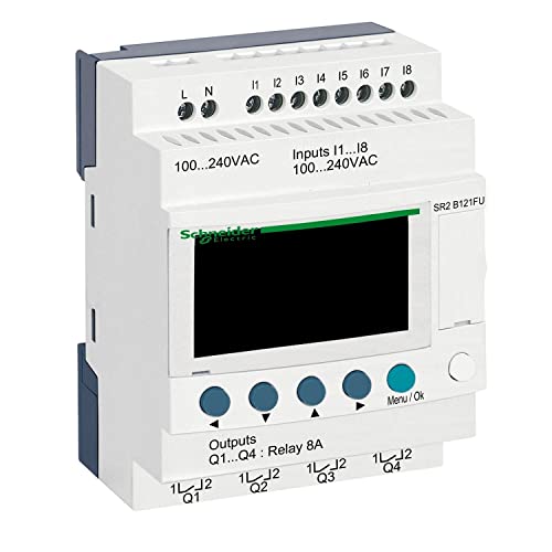 Zelio Ii 8E/4R 100-240Ac Reloj Pantalla