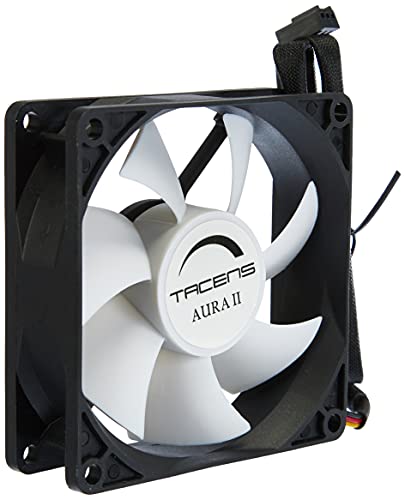 Tacens 3Auraii8, Ventola Per Computer 8 Cm, Ultrasilenziosa, Antipolvere, Nero