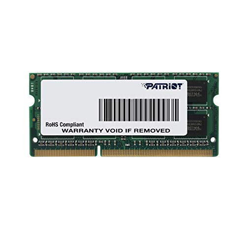 Patriot Memory Serie Signature Sodimm Memoria Singola Ddr3 1600 Mhz Pc3-12800 8Gb (1X8Gb) C11 - Psd38G16002S