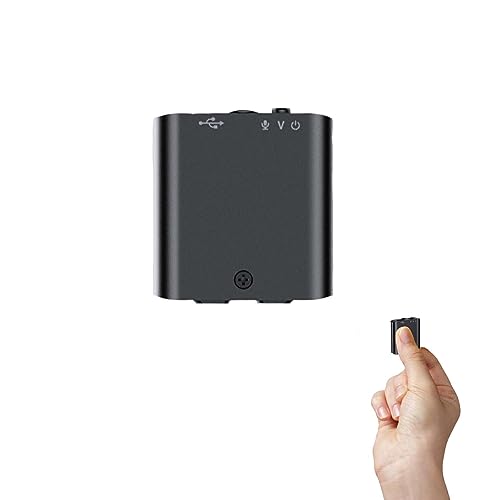 Feloyal Registratore Vocale, 16Gb Mini Registratore Vocale Con Magnete Attivazione Vocale, Registratore Vocale Ricaricabile Usb Per Riunioni Intervist