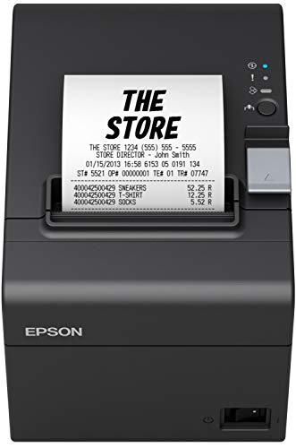 Epson Stampante Termica Per Ricevute Tm-T20Iii C31Ch51011 Nera - Velocità 250 Mm/S - Caratteri Ank - Usb - Rs232 - Apertura C