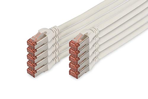 Digitus Cavo Ftp Cat 6 S/Alimentazione Di Rete, Lszh, Rame, Awg 27/7 Bianco Bianco 2 M