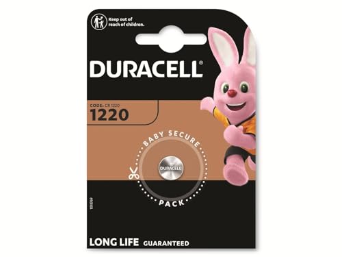 Lampa Cr 1220 Batterie Duracell 1220 B1 Litio Botton Specialistica Electronics, Argento, 1 Confezione