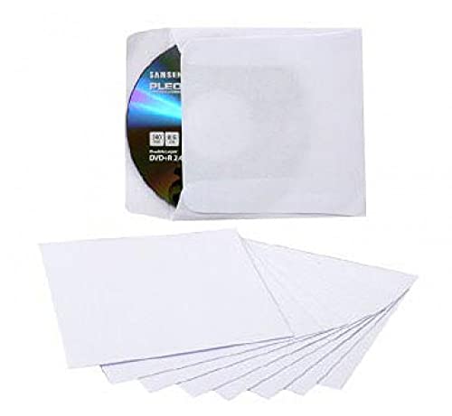 Mediarange Box66 Maniche Di Carta Cd Slim Case Con Finestra, 100 Pezzi