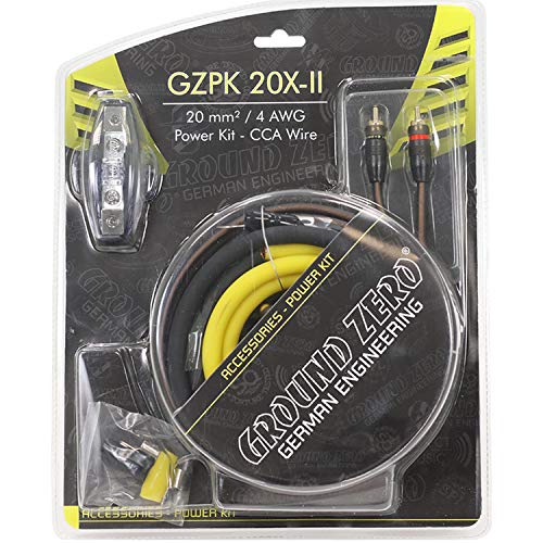 Gzpk 20X-Ii Ground Zero 4 Awg Kit Cablaggio