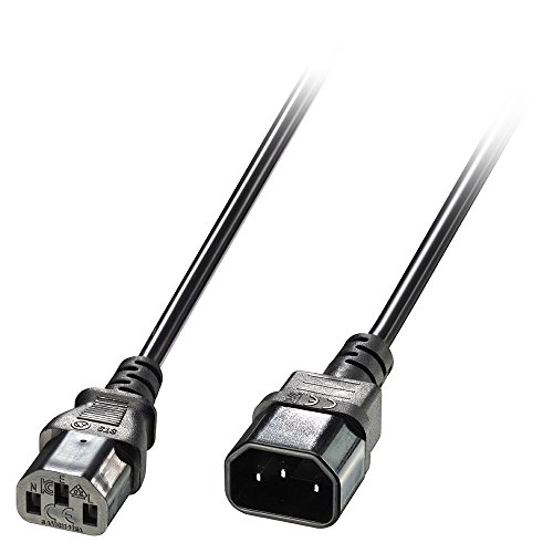 Lindy P1 Cavo Di Prolunga Iec Da 0,5 M Black 1 M
