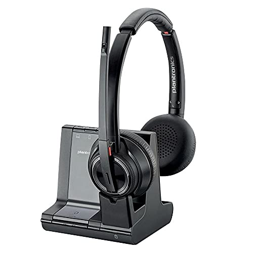 Plantronics Bluetooth Dect Headset Savi Stereo Nicht Skype For Business Zertifiziert Nero