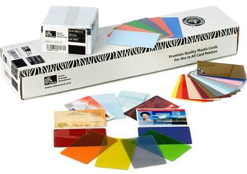 Zebra - Pvc Karte - 10 Mil Cr-80 Card (85.6 X 54 Mm) 500 Karte(N) - Für Zebra P100I