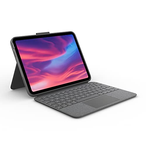 Logitech Combo Touch Custodia Con Tastiera Rimovibileper Ipad, Ampio Trackpad Di Precisione, Tastiera Standard Retroilluminata, Smart Connector, Itali