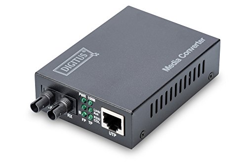 Digitus Professional Media Converter, Fast Ethernet, Da Rj45 A St, Multimode, Fino A 2 Km, Rj45/St - 1310Nm - 100 Mbit, Multimode