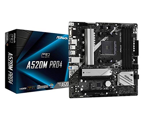 Asrock A520M Pro4 Socket Am4 Micro Atx