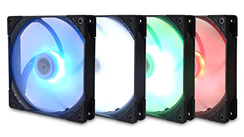 Scythe Ventilador Kaze Flex 140 Square Rgb Pwm 1200 Negro